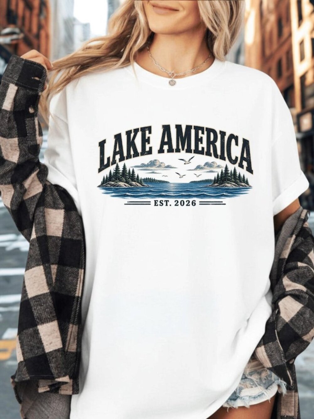 Lake America Lake Ontario Renamed Political Humor Graphic Tee